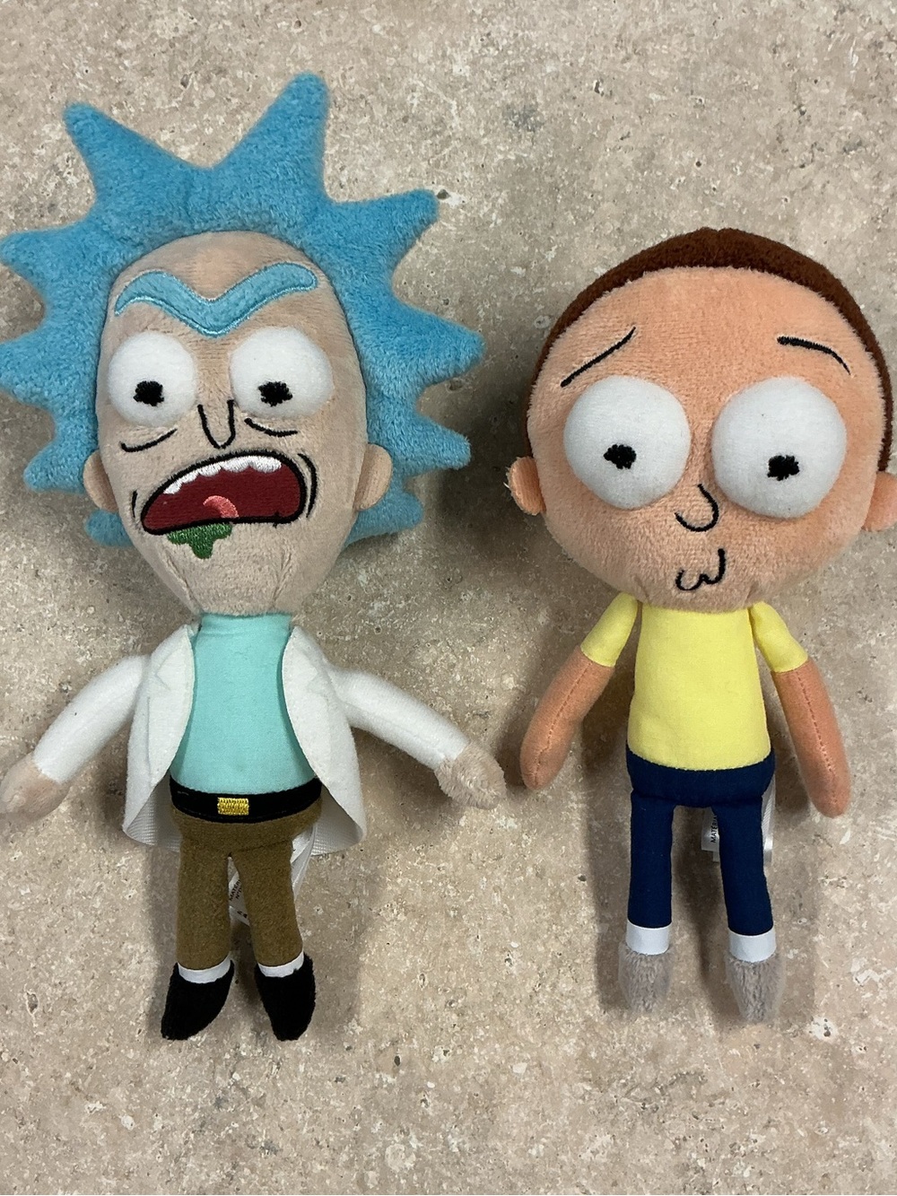 Rick & Morty Galactic Series Rick Drooling Mad Morty Confused Plushies Adult Swi